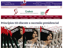 Tablet Screenshot of grabois.com.br