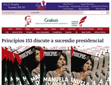 Tablet Screenshot of grabois.org.br